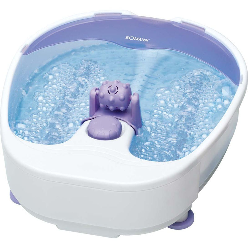 Bomann DA - Massagegerät Fußmassagebad FM8000CB ws/viol Wärme/Whirl/Massage − 3 Stück
