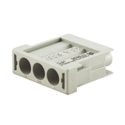 Weidmüller - Kontakteinsatz für Rechtecksteckverbinder Stiftmodul HDC CM 3 MC 3pol,630V,40A − 10 Stück