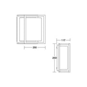 Brumberg Leuchten - Decken-/Wandleuchte LED-Wandleuchte 65161103 3000K, graphit