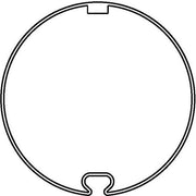 DELTA DORE - Zubehör/Ersatzteile für Tor-/Rollladenantriebe Adapter-Set Medium AMI45-D85FR 85 Fl/Rnd