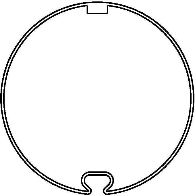 DELTA DORE - Zubehör/Ersatzteile für Tor-/Rollladenantriebe Adapter-Set Medium AMI45-D85FR 85 Fl/Rnd