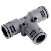 Flexa - Verbinder für Wellschläuche T-Verteiler Wellschlauch RQT-PA, 3xaD34,5 grau 3 x AD 34,5 − 10 Stück