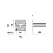 Performance in Light - Zubehör/Ersatzteile für Lichtmast Bodenplatte 3112991