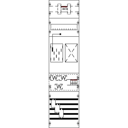 Striebel&John - Zählerfeld Mess- u. Wandlerfeld KA4608 kpl. BH3