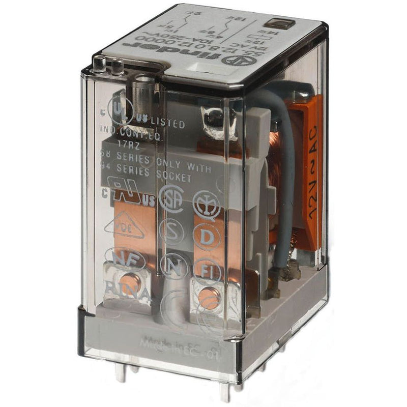 Finder - Schaltrelais Printrelais 55.12.9.024.0000 − 10 Stück