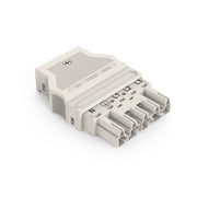 WAGO - Steckverbinder für steckbare Gebäudeinstallation Stecker 770-135 2x0,5-4mmq weiß − 25 Stück