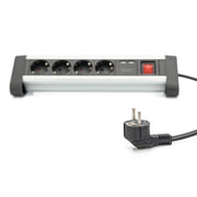 DIGITUS - Mehrfachsteckdose Office-Steckdosenleiste DA-70614 4-fach mit 2xUSB