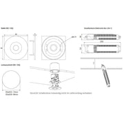 RP-Technik - Sicherheitsleuchte LED-Sicherheitsleuchte EEQL021WL Einbau, Linsensystem