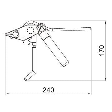 OBO Bettermann - Verarbeitungswerkzeug für Kabelbinder Spannzange 576