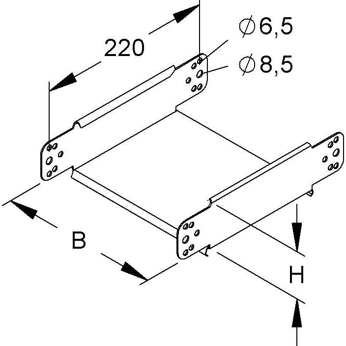 Niedax - Bogen für Kabelrinne Gelenkstücke RGE 60.600 F