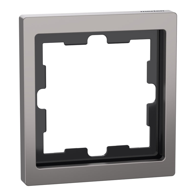 Merten - Abdeckrahmen Rahmen 1f.nickelmetallic MEG4010-6550 D-Life Metall