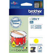Brother - Verbrauchsmaterial für Telefax/Drucker/MFC Tintenpatrone LC-22UY gelb