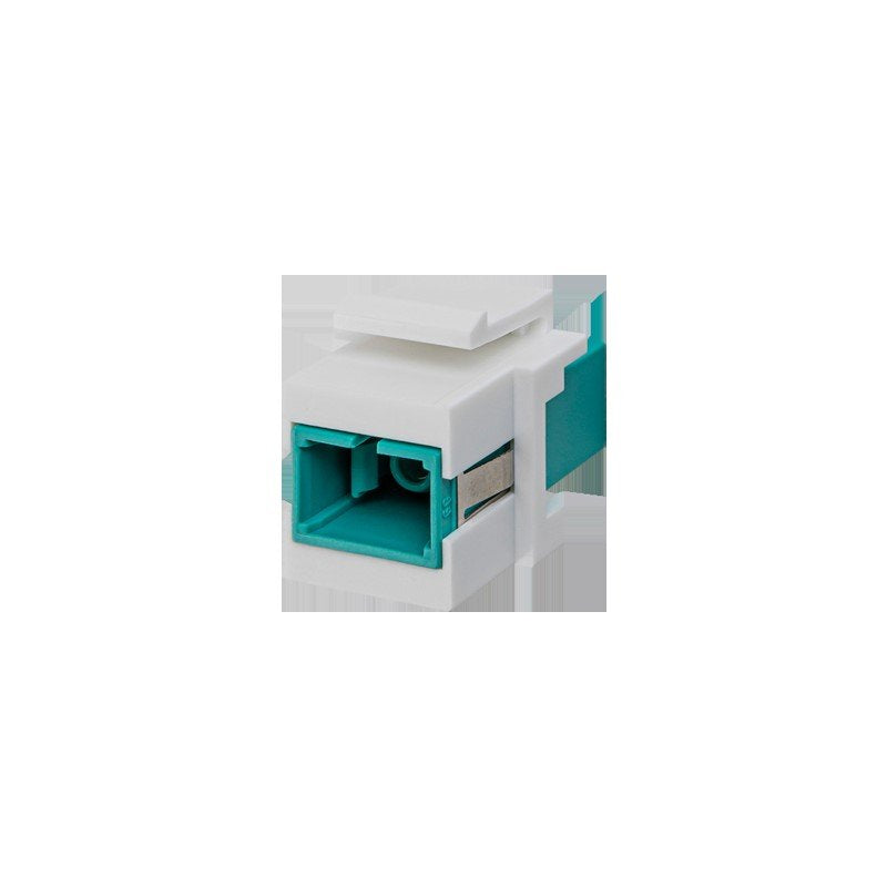 Jung - LWL-Kupplung Glasfaser Keystone-Modul SC OM3 AQ aqua