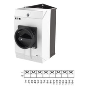 Eaton - Lasttrennschalter Hauptschalter 8polig 32A T3-4-8344/I2/SVB-SW Aufbau Halt-Funktion