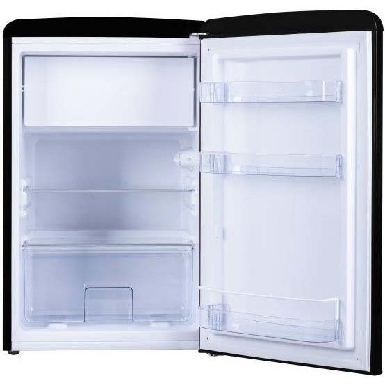 Amica - Kühlschrank Kühlgerät KS 15614 S sw RETRODESIGN