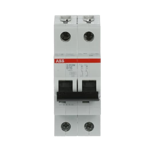 ABB Stotz S&J - Leitungsschutzschalter Sicherungsautomat S202M-B16 10kA 16A B 2p