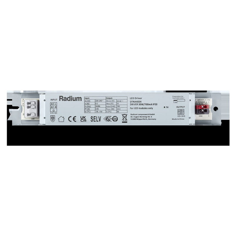 Radium Lampenwerk - LED-Betriebsgerät LED-Treiber OTNA4034 30W/700mA