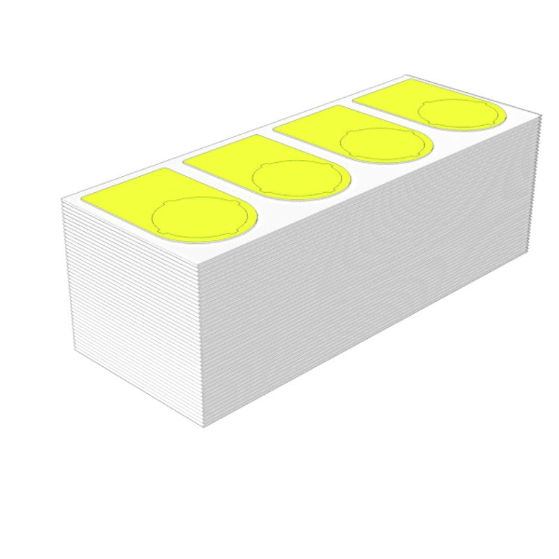 Weidmüller - Kennzeichnungsmaterial Gerätemarkierung SM-FO 36/18-30 MM GE halogenf.,kleb.,36mm − 100 Stück