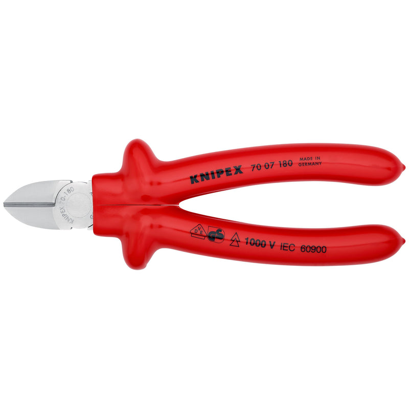 Knipex - Seitenschneider 70 07 180 verchromt, 180mm