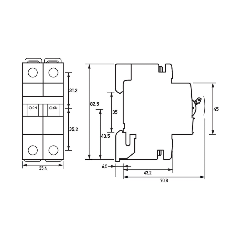 Doepke - Leitungsschutzschalter DLS 6I C32-1+N 10KA