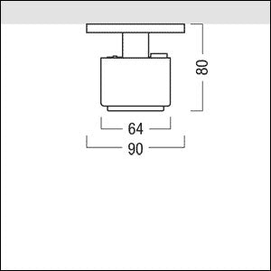 Zumtobel Group - Elektrisches Zubehör/Ersatzteile für Leuchten Adapter-Steckdose 3ph ws 3CU ADAPT #60280077 Steckdose ws