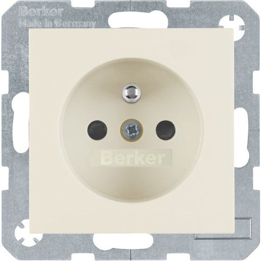 Berker - Steckdose ws/gl 6765768982 m.Schutzkontakt