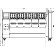 Hensel - Verteilerschrank für Energieversorgung Ladeverteiler Mi EV 22kW 20000 f.20 Ladep. a 22kW