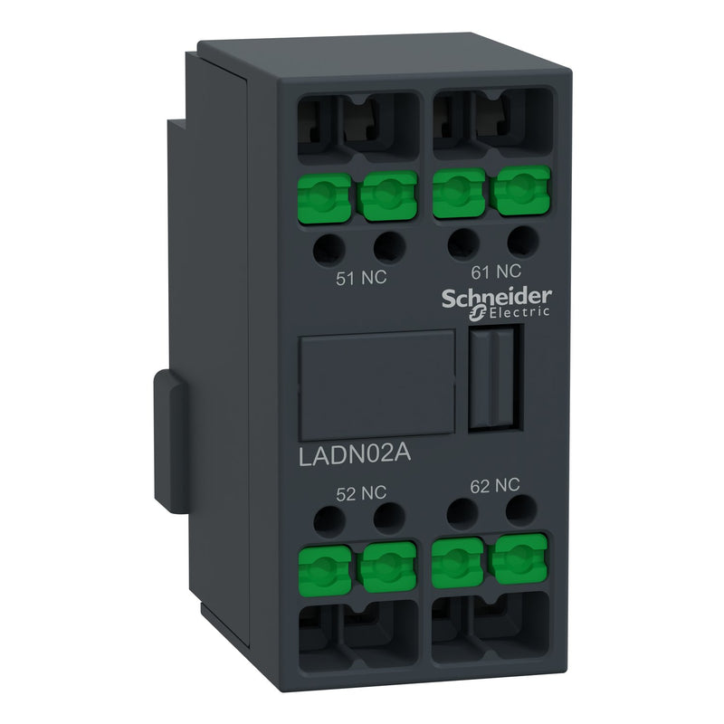 Schneider Electric - Hilfsschalterblock Tesys Deca Hiko 2Ö Snapin LADN02A