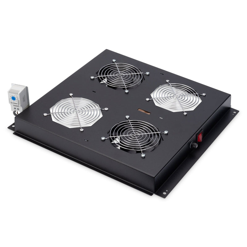 DIGITUS - Lüfter (Schaltschrank) Dachlüftereinheit DN-19 FAN-2-B-N 2 Lüfter