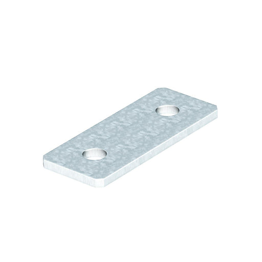 OBO Bettermann - Verbinder für Stiel/Profilschiene Verbindungsplatte GMS 2 VP FT m.2 Löchern 100x40x5 − 10 Stück