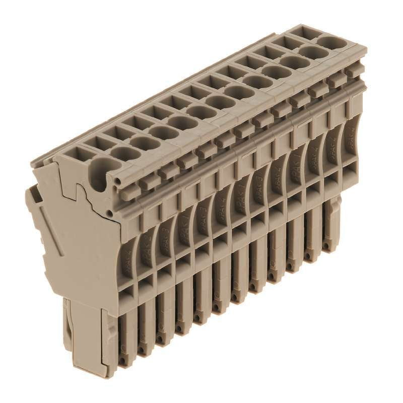 Weidmüller - Zubehör/Ersatzteile für Klemmen Stecker ZP 2.5/1AN/QV/13 Steckanschl.,2.5mm² − 10 Stück