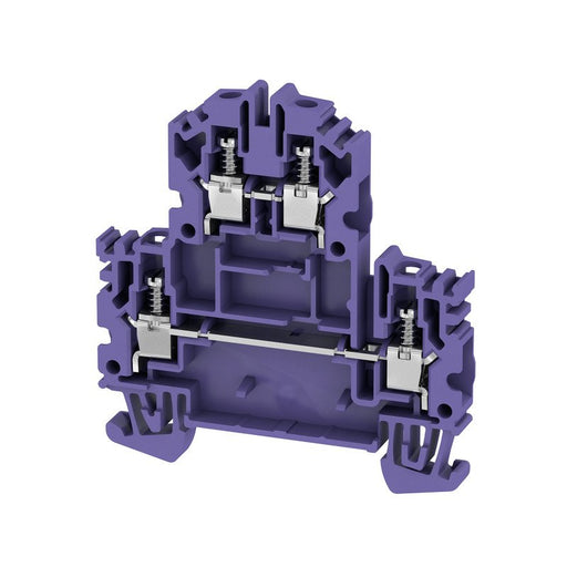 Weidmüller - Durchgangs-Reihenklemme Klemme WDK 4N VI Schraubanschl.,4mm² − 50 Stück