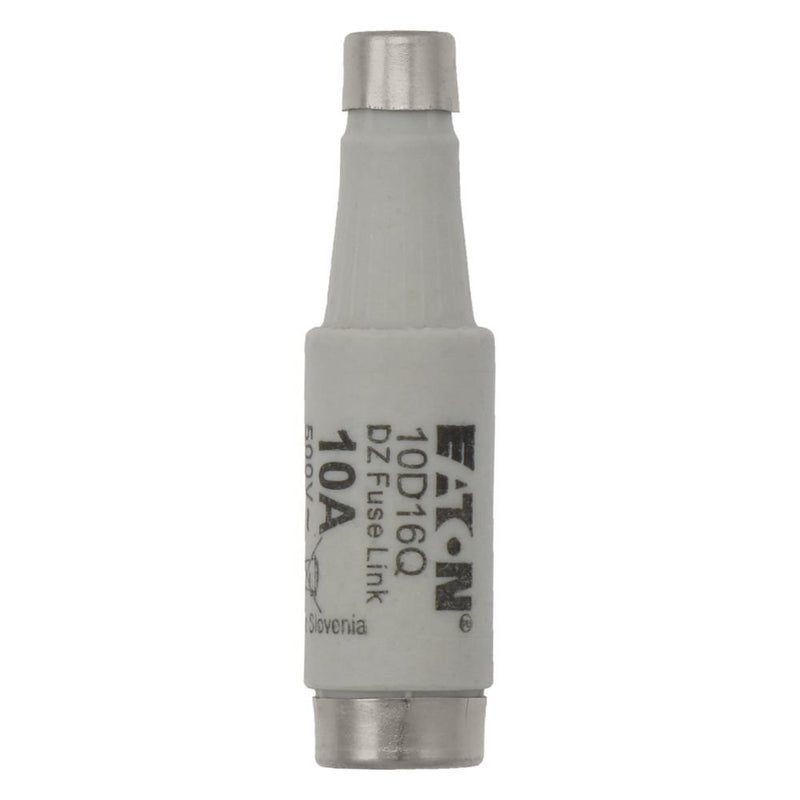 Eaton - D-Sicherungseinsatz Sicherungseinsatz FUSE 10A D#10D16Q 10A AC 500V 50kA − 10 Stück