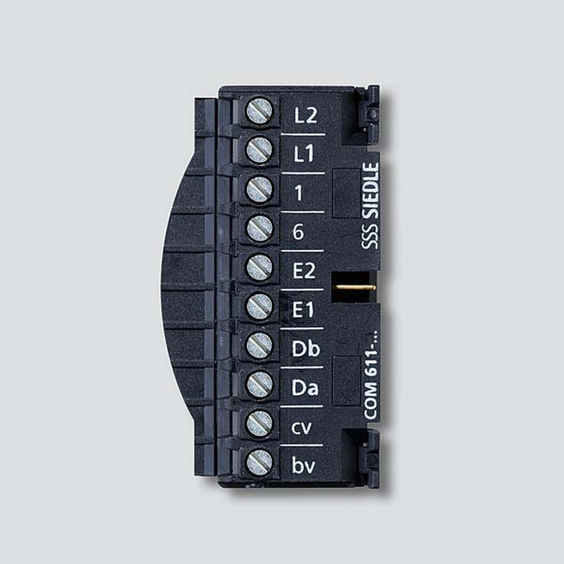 Siedle&Söhne - Zubehör/Ersatzteile für Türkommunikation Klemmblock COM 611 Schwarz