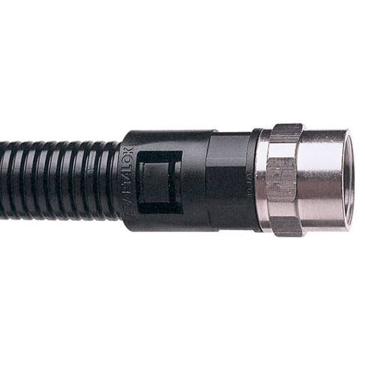 ABB Stotz S&J T&B - Kunststoff-Wellschlauch-Verschraubung Schlauchverschraubung AL34/M32/SFA/BL gerade 34mm M32 − 10 Stück