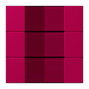 Jung - Abdeckung/Bedienelement für Installationsschalterprogramme Tastensatz 3fach LC 503 TSA 230 rouge rubia