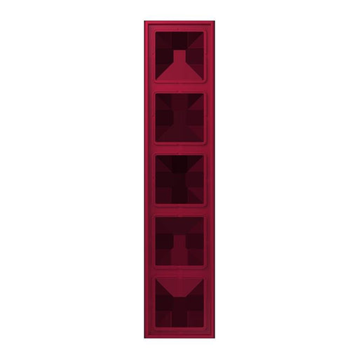 Jung - Abdeckrahmen Rahmen 5-fach LC 985 229 rouge carmin