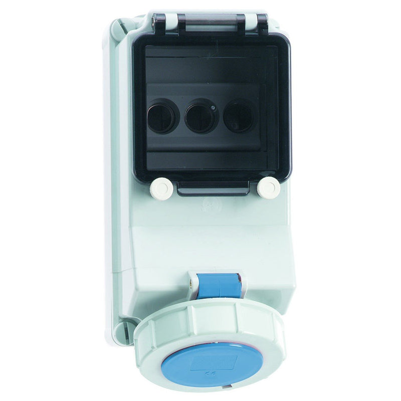 Bals Elektrotech - CEE-Steckdose abschaltbar, abgesichert (IEC 60309) Wandsteckdose 1565