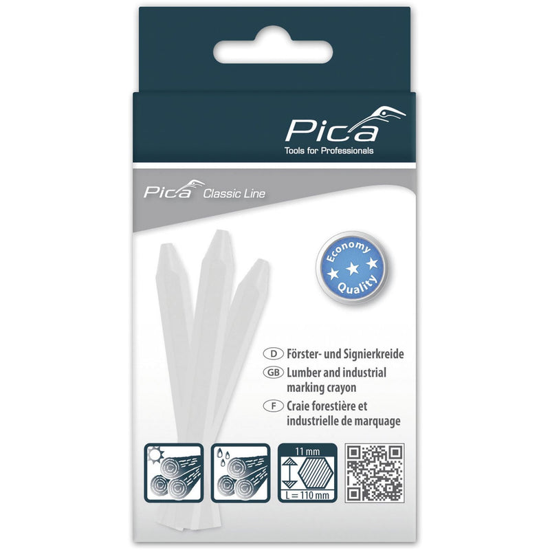 Pica-Marker - Markierungsstift Signierkreide ECO 591/52 weiß − 12 Stück