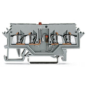 WAGO - Bauelement-Reihenklemme 4-Leiter-Trennklemme 280-624/281-434 − 100 Stück