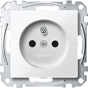 Merten - Steckdose pws/gl MEG2600-0319 Schuko.stift BRS