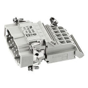 Harting - Kontakteinsatz für Rechtecksteckverbinder Anschlussverteiler 09330104625 Stiffteinsatz links