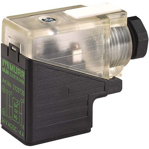 Murrelektronik - Ventilstecker (feldkonfektionierbar) Ventilstecker BF BI 11mm 7000-29961-0000000 230V LED+VDR M16x1,5