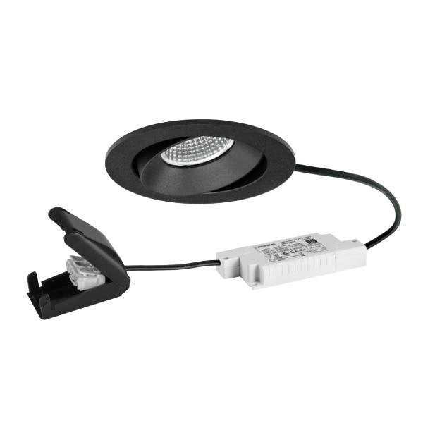 Brumberg Leuchten - Downlight/Strahler/Flutlicht LED-Einbaustrahler 230V 39479183 3000K, sw