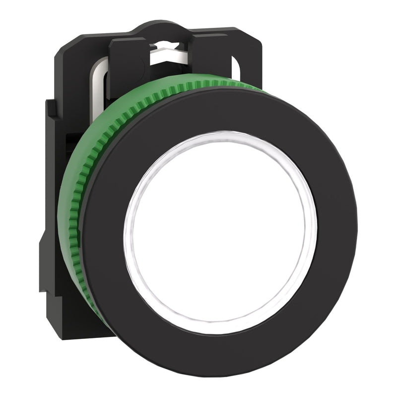 Schneider Electric - Leuchtmelder, Komplettgerät Leuchtmelder XB5FVM1 ws,30mm,230V,IP69K
