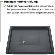 Siemens - Zubehör/Ersatzteile für Kochgerät/Backgerät Backblech HZ631070