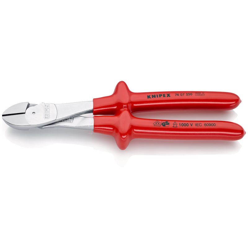 Knipex - Seitenschneider Kraft-Seitenschneider 74 07 250 verchromt, 250mm