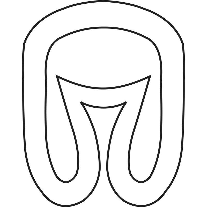 HellermannTyton - Kabelmarkierungssystem Kennzeichnungstülle HG2-5-1-PVC-YE-M4 (1) ge, auf Rolle − 1000 Stück