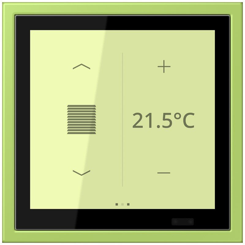 Jung - Bussystem-Mehrfach Bediengerät KNX Raumcontroller LCZ 459 BFD1S 221 vert clair