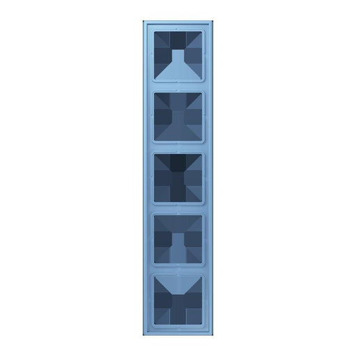 Jung - Abdeckrahmen Rahmen 5-fach LC 985 256 bleu ceruleen 59
